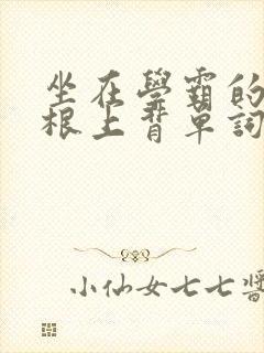 坐在学霸的大紫根上背单词牧童