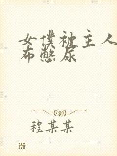 女仆被主人用胶布憋尿