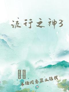 流行之神3