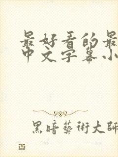 最好看的最新的中文字幕小说