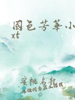 国色芳华小说txt