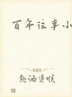 百年往事小说
