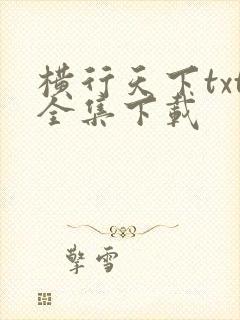 横行天下txt全集下载