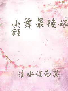 小舞最后嫁给了谁