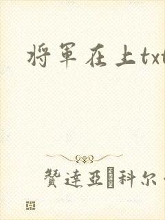 将军在上txt
