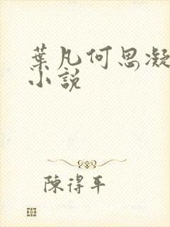 叶凡何思凝七月小说