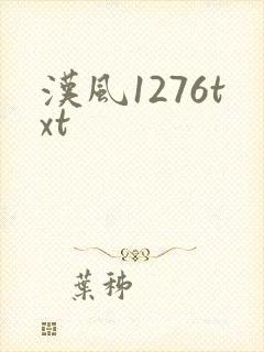 汉风1276txt