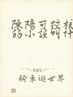 陈阳可控核聚变的小说叫什么名字