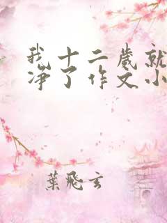 我十二岁就不干净了作文小说