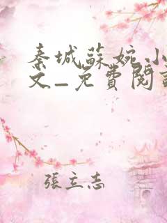 秦城苏婉小说全文_免费阅读最新