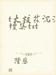 t大校花沉浮录续集txt