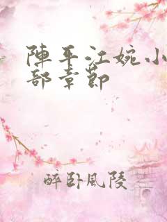 阵平江婉小说全部章节