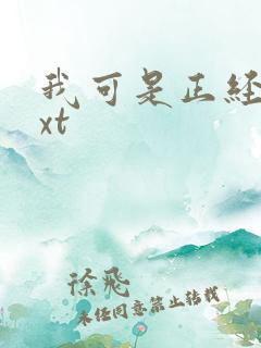 我可是正经人txt