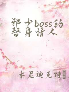 邪少boss的替身情人