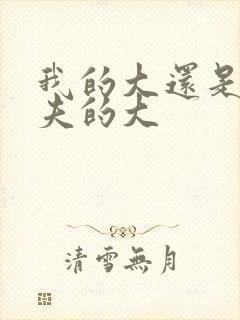 我的大还是你前夫的大