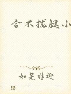 合不拢腿小说