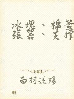 冰块丶棉签丶扩张器丶支撑器