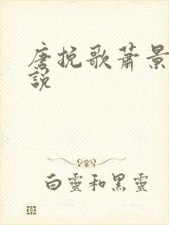 唐挽歌萧景弦小说