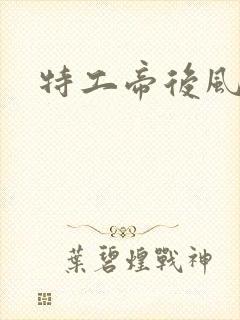 特工帝后风九少