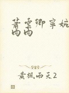 萧云卿宁婉走廊肉肉