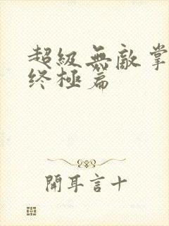 超级无敌掌门人终极篇