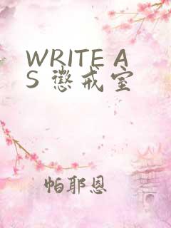 WRITE AS 惩戒室