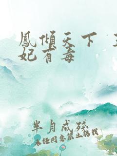 凤倾天下  王妃有毒