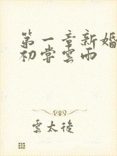 第一章新婚少妇初尝云雨