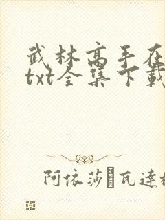武林高手在校园txt全集下载