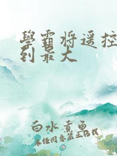 学霸将遥控器开到最大