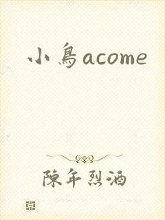 小鸟acome