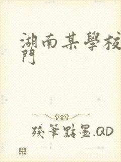 湖南某学校秋千门