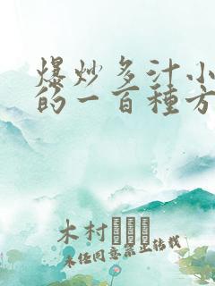 爆炒多汁小美人的一百种方法