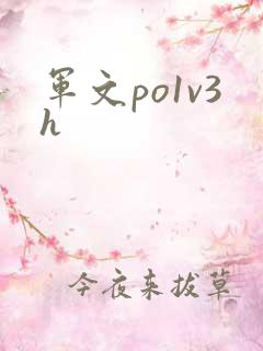 军文po1v3h
