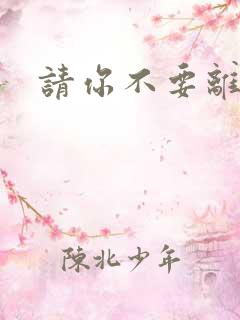 请你不要离开我