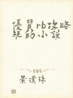 优质rb攻略系统的小说