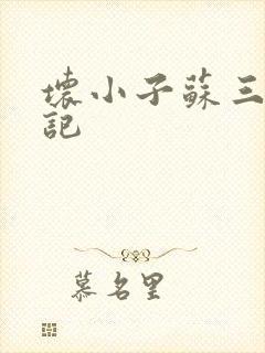 坏小子苏三风流记