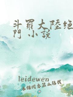 斗罗大陆绝世唐门 小说