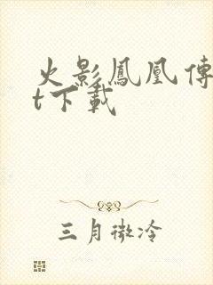 火影凤凰传txt下载