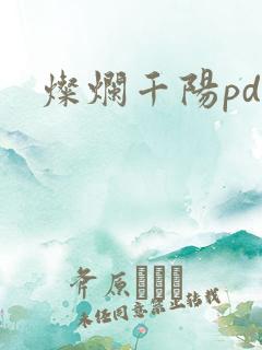 灿烂千阳pdf