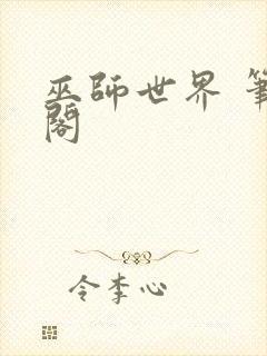 巫师世界 笔趣阁