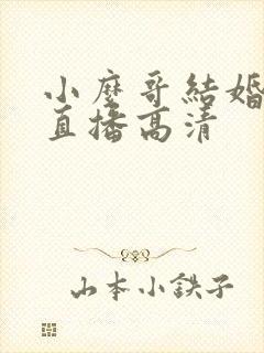 小么哥结婚视频直播高清