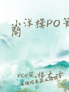 小洋楼PO笔趣阁