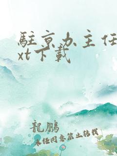 驻京办主任2txt下载