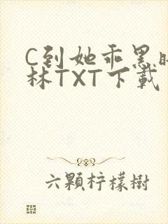 C到她乖黑暗森林TXT下载