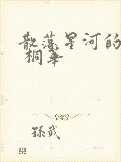散落星河的记忆 桐华