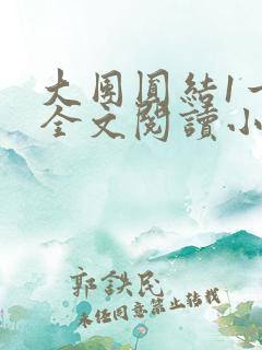 大团圆结1一6全文阅读小说