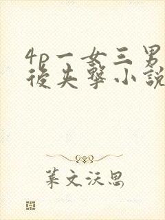 4p一女三男前后夹击小说