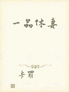 一品休妻