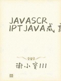 JAVASCRIPTJAVA成熟亲子